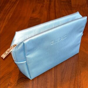 Elemis Makeup Travel Case Bag Zip Pouch Baby Blue NWOT